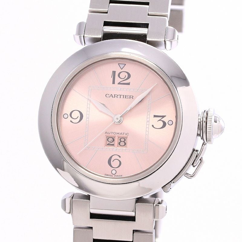 【中古】CARTIER PASHA C DE CARTIER BIG DATE カルティエ パシャ C ドゥ カルティエ ビッグデイト W31058M7