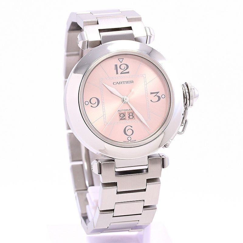 【中古】CARTIER PASHA C DE CARTIER BIG DATE カルティエ パシャ C ドゥ カルティエ ビッグデイト W31058M7