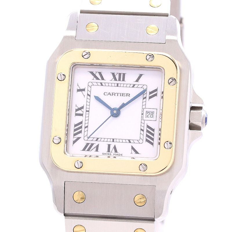 カルティエ Cartier サントス Santos ガルべ LM 正規OH済み 中古】CARTIER SANTOS CARREE / SANTOS GALBEE LARGE MODEL カルティエ