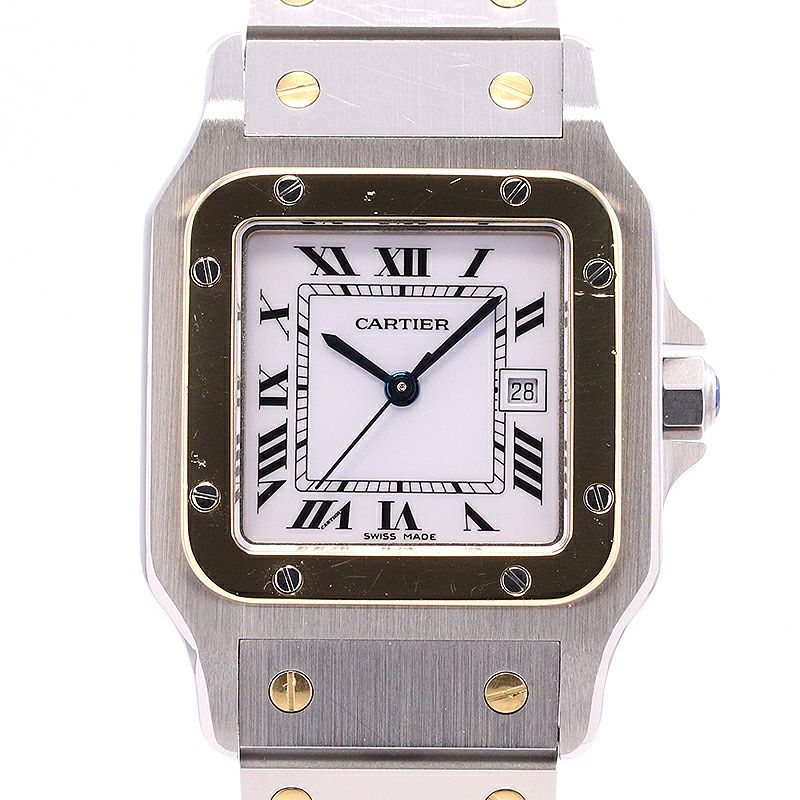 中古】CARTIER SANTOS CARREE / SANTOS GALBEE LARGE MODEL カルティエ