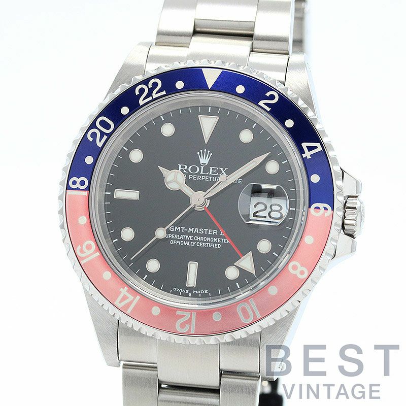 中古】ROLEX GMT MASTER II ロレックス GMTマスターII 16710