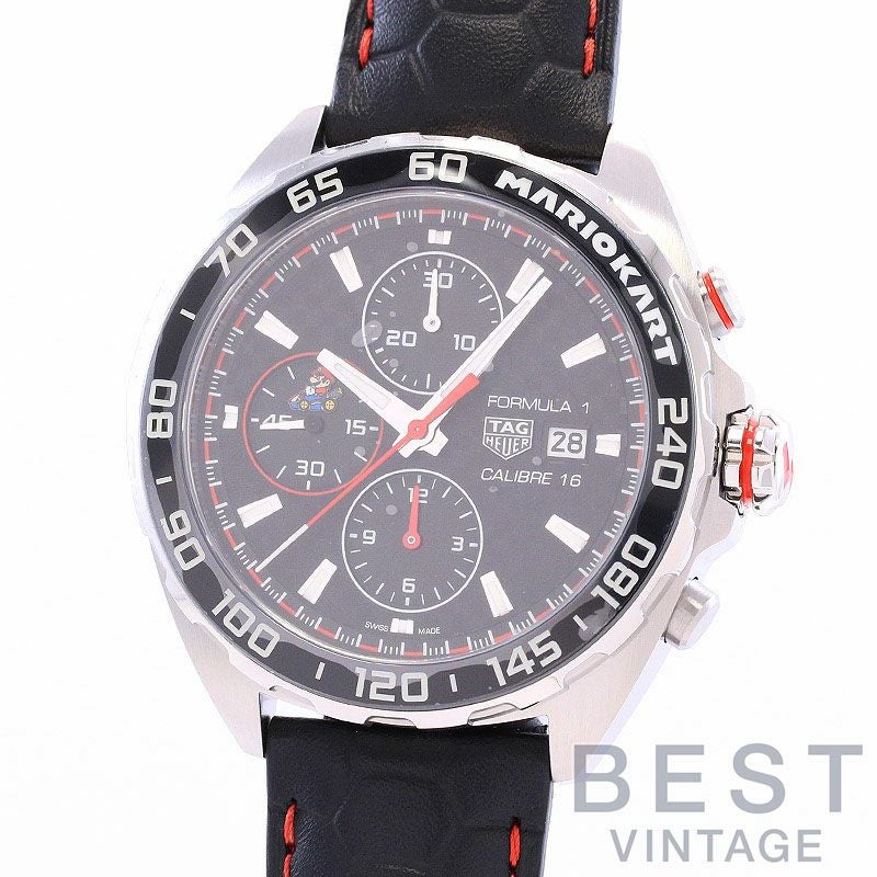 【中古】TAG HEUER FORMULA1×MARIO KART LIMITED TO 3000 <br>タグ・ホイヤー フォーミュラ1 × マリオカート 3000本限定 <br>CAZ201E.FC6517