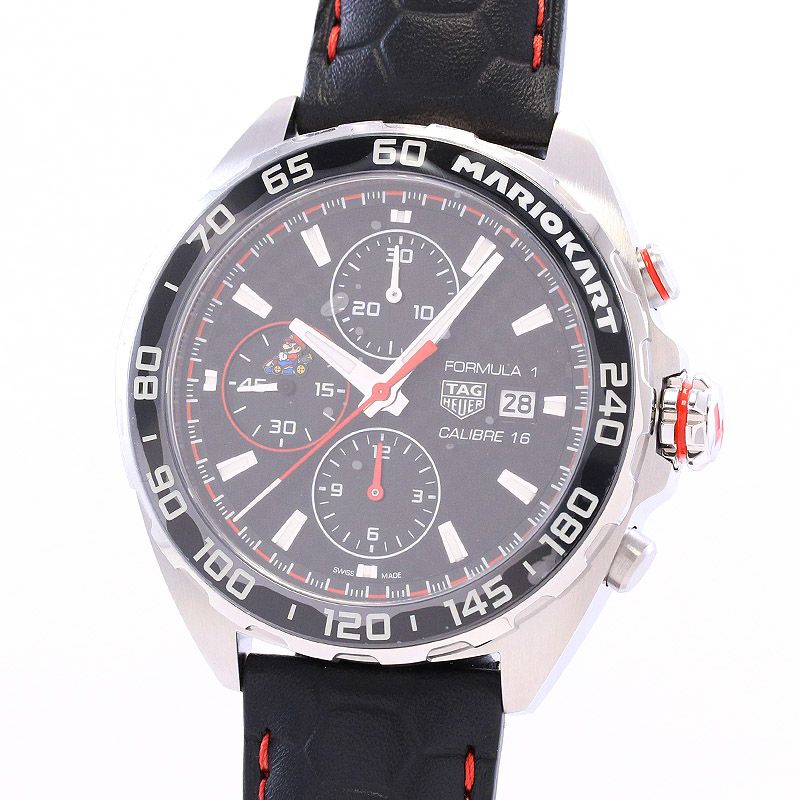 【中古】TAG HEUER FORMULA1×MARIO KART LIMITED TO 3000 <br>タグ・ホイヤー フォーミュラ1 × マリオカート 3000本限定 <br>CAZ201E.FC6517