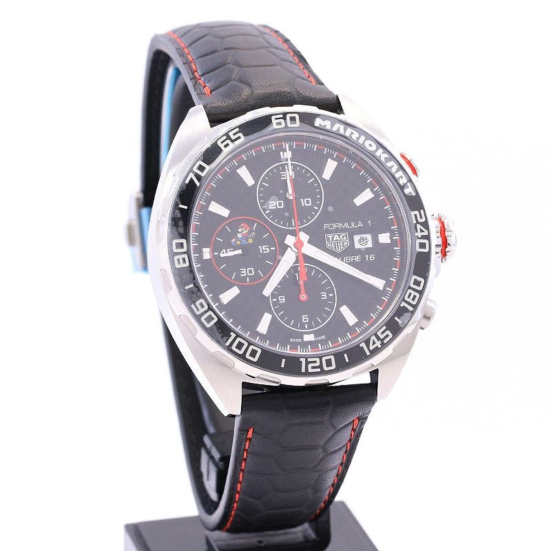 【中古】TAG HEUER FORMULA1×MARIO KART LIMITED TO 3000 <br>タグ・ホイヤー フォーミュラ1 × マリオカート 3000本限定 <br>CAZ201E.FC6517
