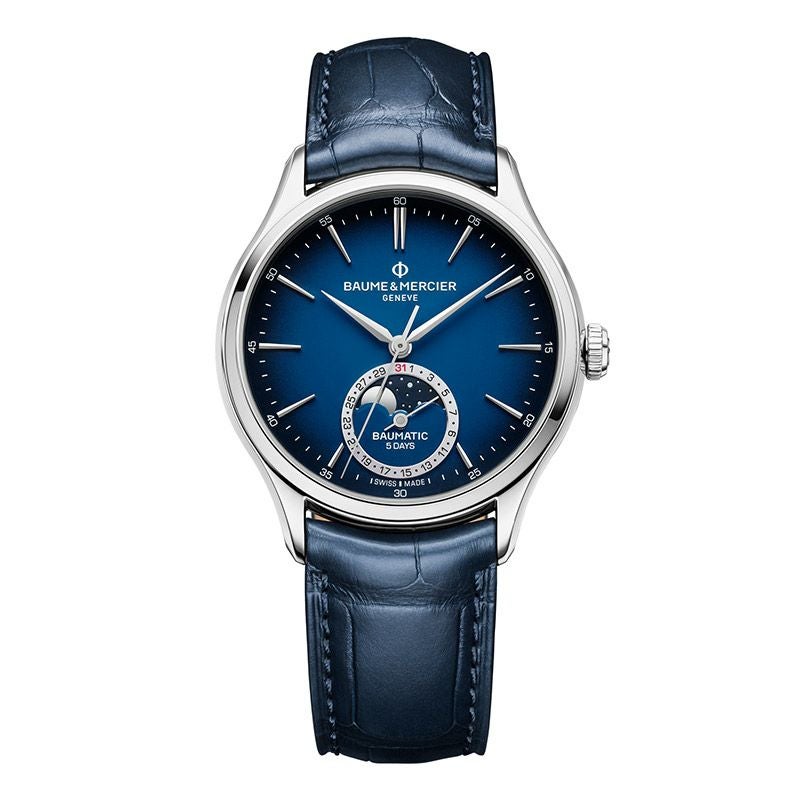 BAUME＆MERCIER CLIFTON BAUMATIC MOON PHASE DATE ボーム＆メルシエ