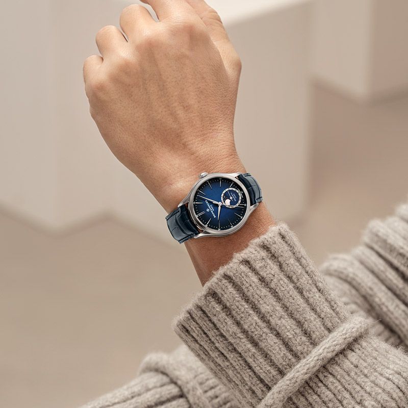 BAUME＆MERCIER CLIFTON BAUMATIC MOON PHASE DATE ボーム＆メルシエ