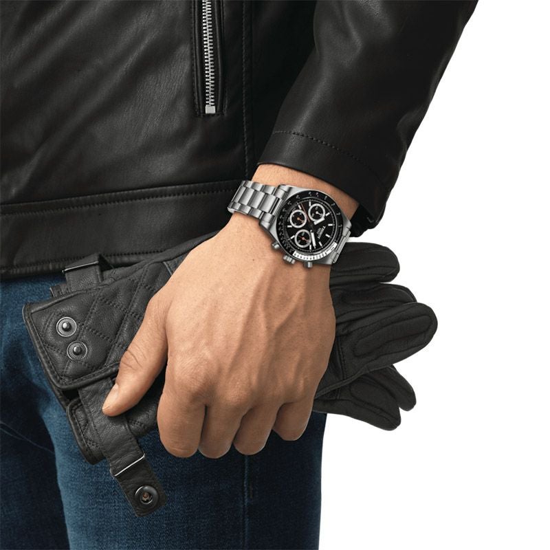 TISSOT ティソ クチュリエ クロノグラフ GMT 黒文字盤 PR516 クロノグラフ」を実機レビュー！ ティソの良心が詰まった手巻き