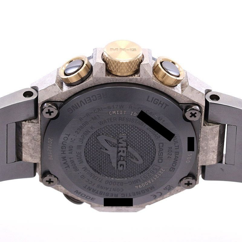 【中古】CASIO G-SHOCK MR-G MRG-B2000 SERIES "GASSAN" <br>カシオ Gショック MR-G MRG-B2000シリーズ "月山" <br>MRG-B2000GA-1AJR