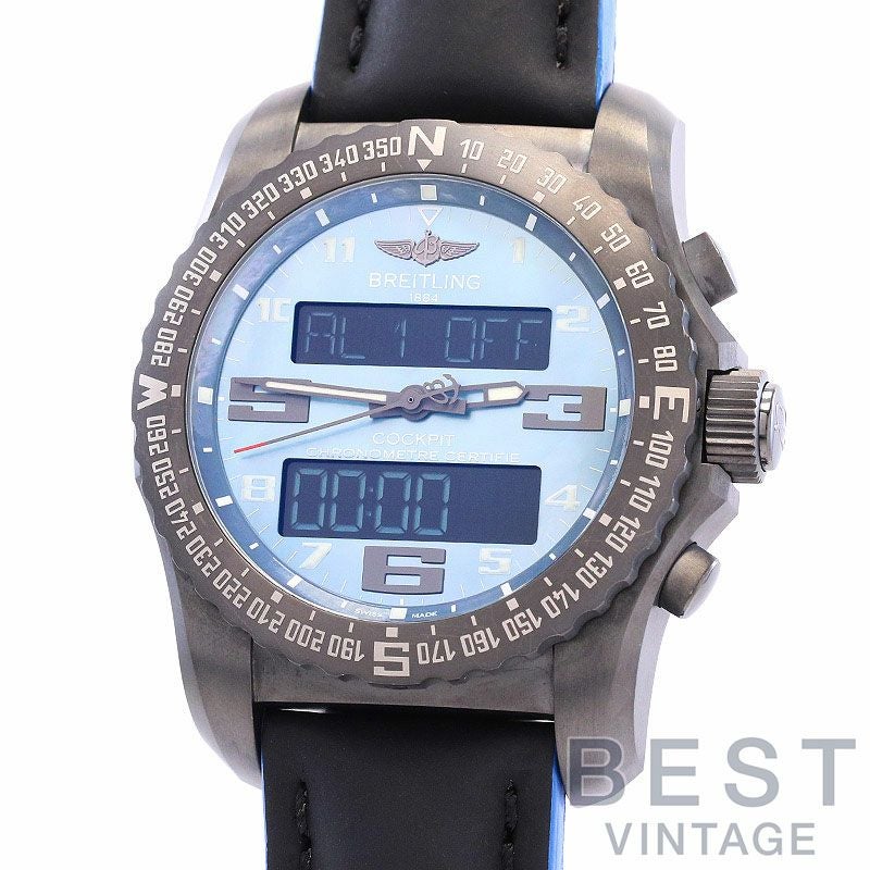 【中古】BREITLING COCKPIT B50 NIGHT MISSION <br>ブライトリング コックピット B50 ナイトミッション <br>VB5010D3/L530/232X/M20BASA.1 (V501L30SMA)