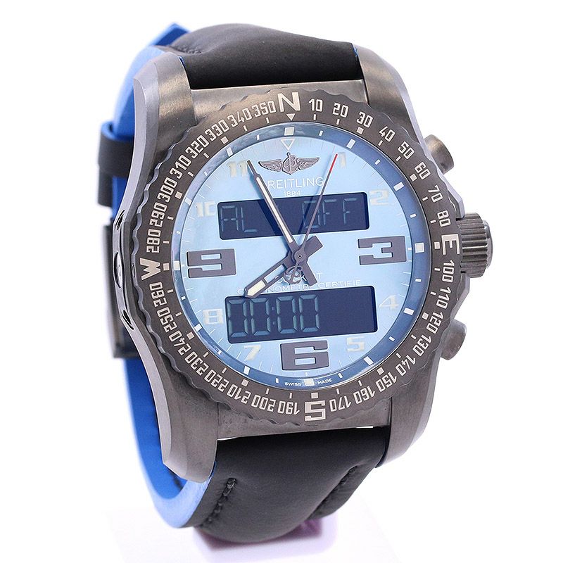 【中古】BREITLING COCKPIT B50 NIGHT MISSION <br>ブライトリング コックピット B50 ナイトミッション <br>VB5010D3/L530/232X/M20BASA.1 (V501L30SMA)