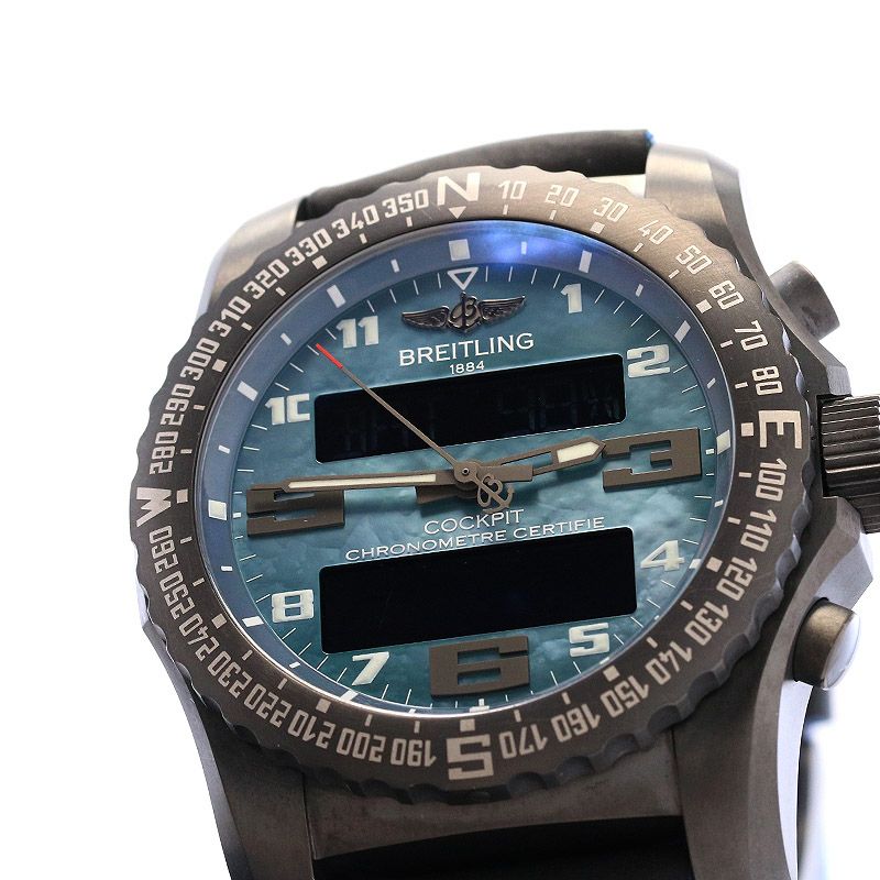 【中古】BREITLING COCKPIT B50 NIGHT MISSION <br>ブライトリング コックピット B50 ナイトミッション <br>VB5010D3/L530/232X/M20BASA.1 (V501L30SMA)