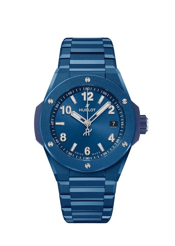 HUBLOT BIG BANG INTEGRATED TIME ONLY BLUE CERAMIC ウブロ ビッグ