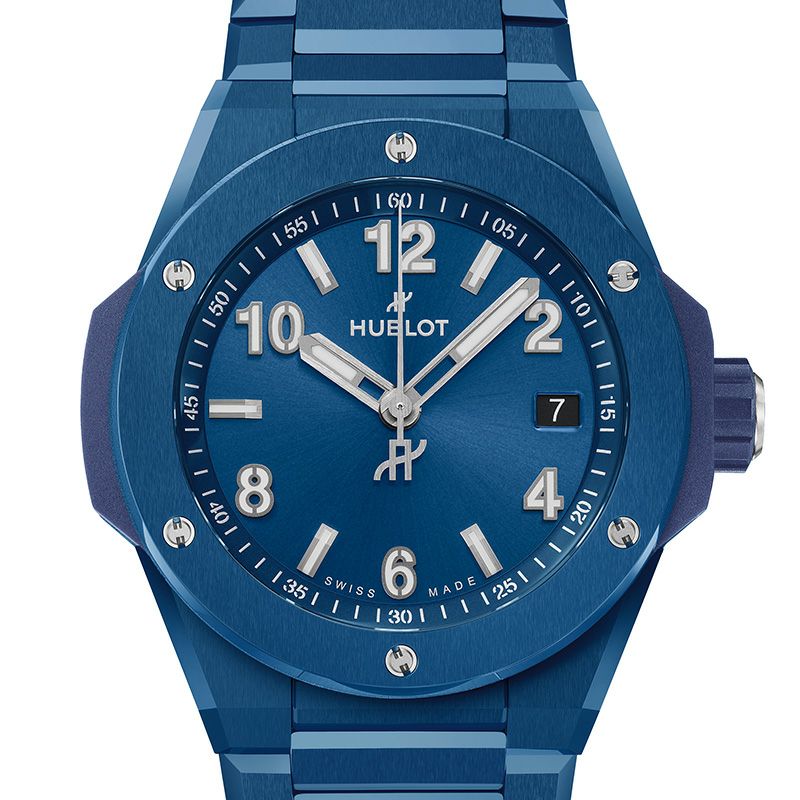 HUBLOT BIG BANG INTEGRATED TIME ONLY BLUE CERAMIC ウブロ ビッグ