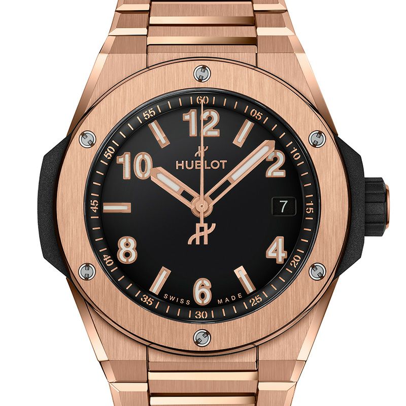 早い者勝ち　超希少　MARK&LONA × HUBLOT マーカー HUBLOT BIG BANG INTEGRATED TIME ONLY KING GOLD ウブロ ビッグ・バン
