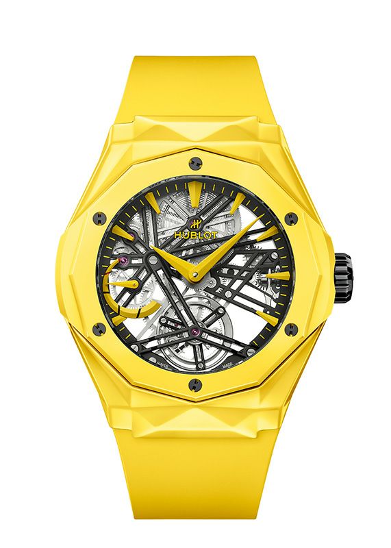HUBLOT CLASSIC FUSION TOURBILLON ORLINSKI YELLOW MAGIC ウブロ