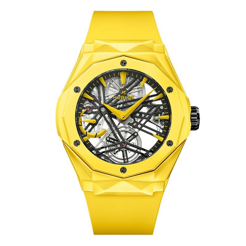 HUBLOT CLASSIC FUSION TOURBILLON ORLINSKI YELLOW MAGIC ウブロ