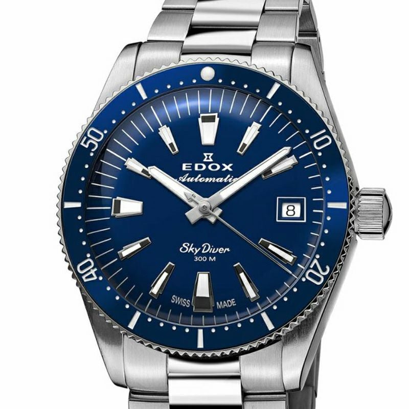 EDOX SKYDIVER 38 DATE AUTOMATIC エドックス スカイダイバー 38