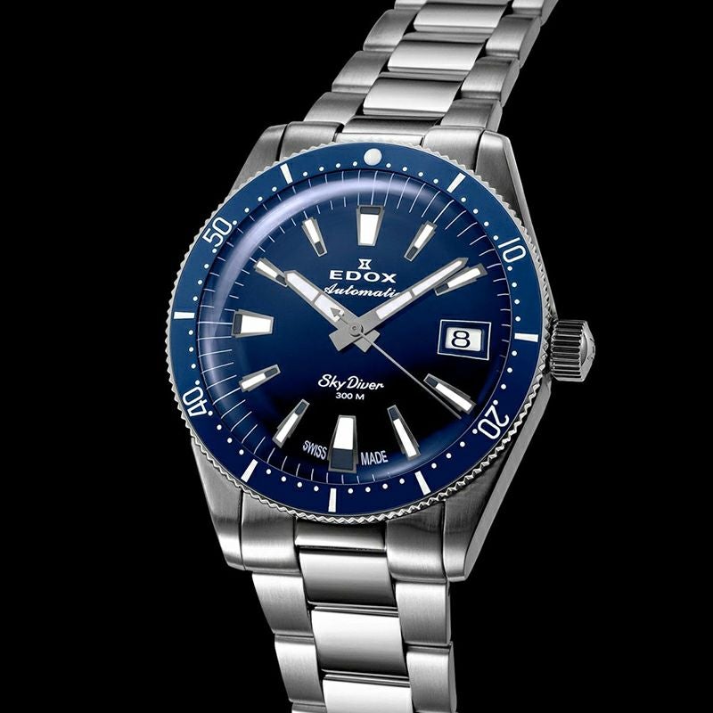 EDOX SKYDIVER 38 DATE AUTOMATIC エドックス スカイダイバー 38