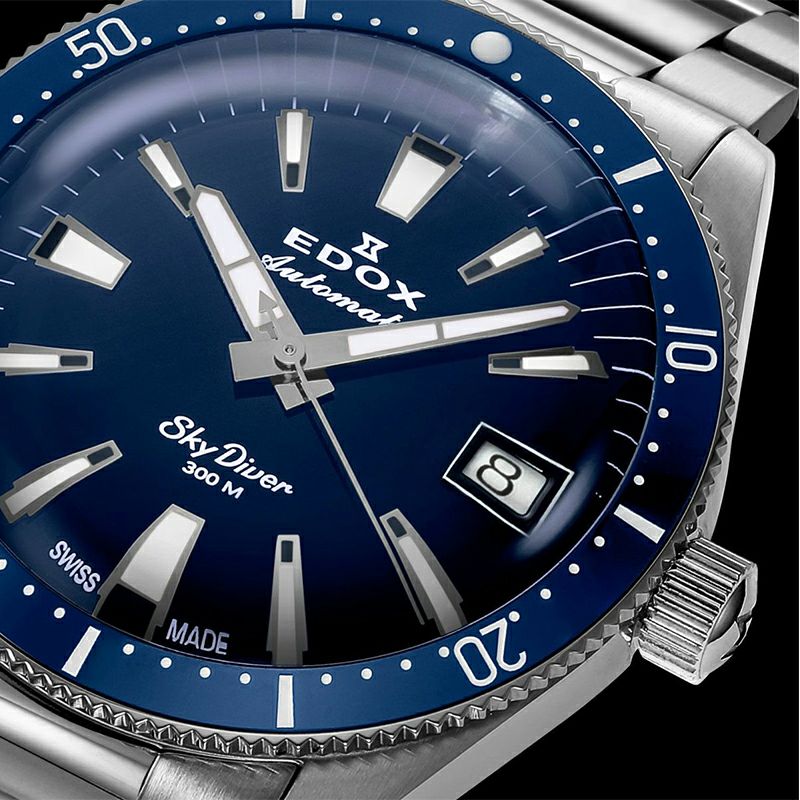 EDOX SKYDIVER 38 DATE AUTOMATIC エドックス スカイダイバー 38