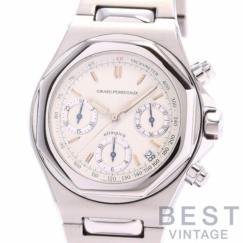 【中古】GIRARD-PERREGAUX OLIMPICO CHRONOGRAPH LIMITED TO 999 <br>ジラール・ペルゴ ロレアート オリンピコ クロノグラフ <br>80170.1.11.7017