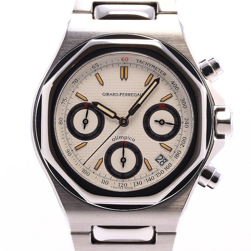 【中古】GIRARD-PERREGAUX OLIMPICO CHRONOGRAPH LIMITED TO 999 <br>ジラール・ペルゴ ロレアート オリンピコ クロノグラフ <br>80170.1.11.7017