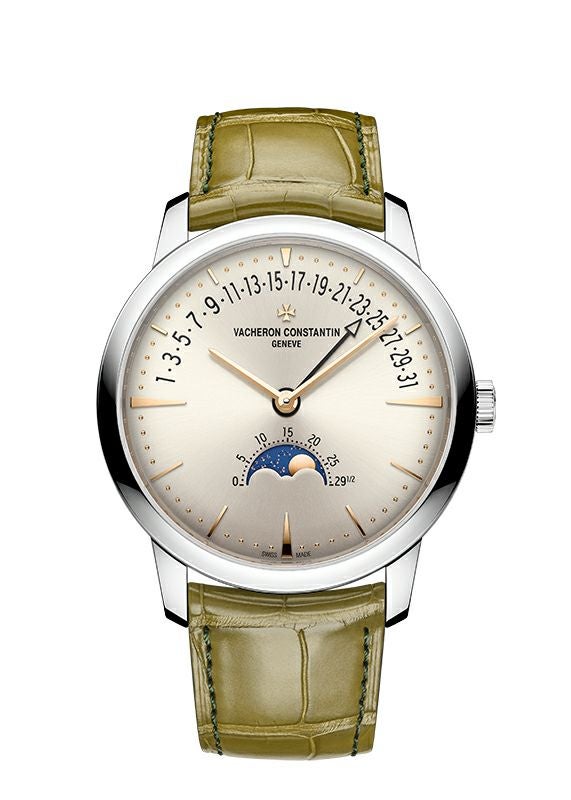 VACHERON CONSTANTIN PATRIMONY MOON PHASE RETROGRADE DATE ヴァシュロン・コンスタンタン パトリモニー・ムーンフェイズ・レトログラード・デイト 4010U/000G-H070