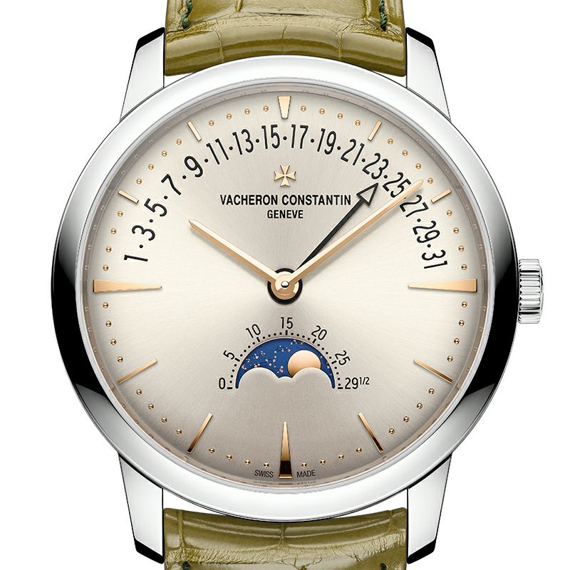 VACHERON CONSTANTIN PATRIMONY MOON PHASE RETROGRADE DATE ヴァシュロン・コンスタンタン パトリモニー・ムーンフェイズ・レトログラード・デイト 4010U/000G-H070