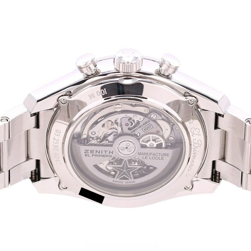 【中古】ZENITH CHRONOMASTER EL PRIMERO GRAND DATE FULL OPEN <br>ゼニス クロノマスター エル・プリメロ グランドデイト フルオープン <br>03.2530.4047/78.M2530