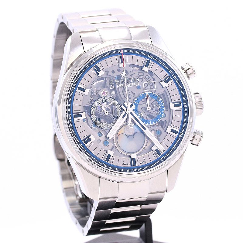【中古】ZENITH CHRONOMASTER EL PRIMERO GRAND DATE FULL OPEN <br>ゼニス クロノマスター エル・プリメロ グランドデイト フルオープン <br>03.2530.4047/78.M2530