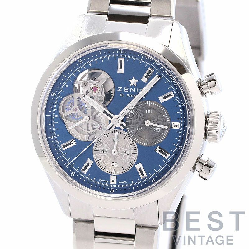 中古】ZENITH CHRONOMASTER OPEN BOUTIQUE EDITION ゼニス クロノ