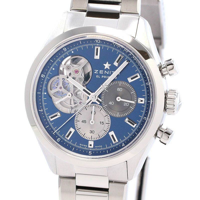 中古】ZENITH CHRONOMASTER OPEN BOUTIQUE EDITION ゼニス クロノ