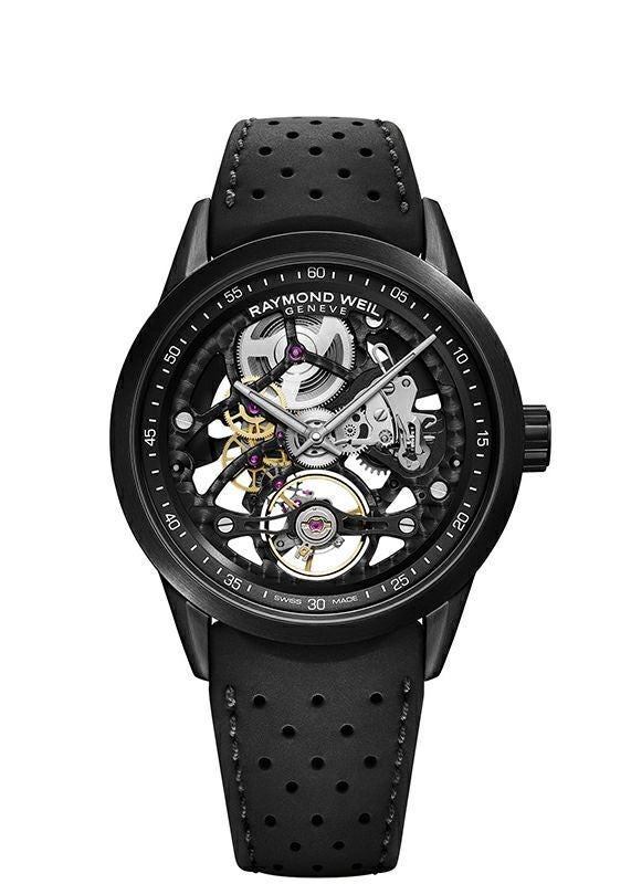 Raymond Weil レイモンドウェイル　レザーベルト ダークグレー20mm RAYMOND WEIL FREELANCER レイモンド ウェイル フリーランサー 2785