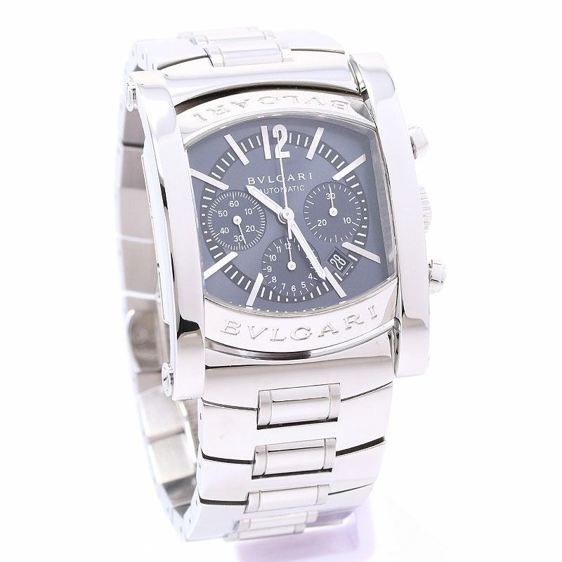 中古】BVLGARI ASSIOMA CHRONOGRAPH ブルガリ アショーマ クロノグラフ 