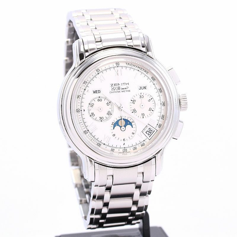 中古】ZENITH CHRONOMASTER EL PRIMERO TRIPLE CALENDAR MOONPHASE