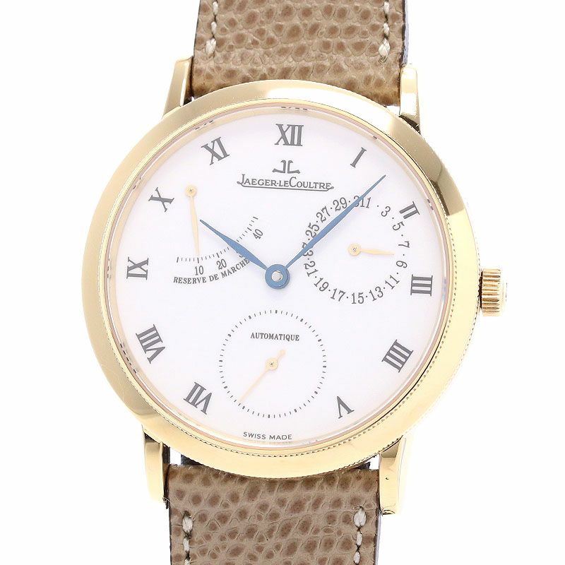 【中古】JAEGER-LECOULTRE GENTILHOMME RESERVE DE MARCHE ジャガー・ルクルト ジェントローム リザーブ・ド・マルシェ QA155106 (155.1.93)