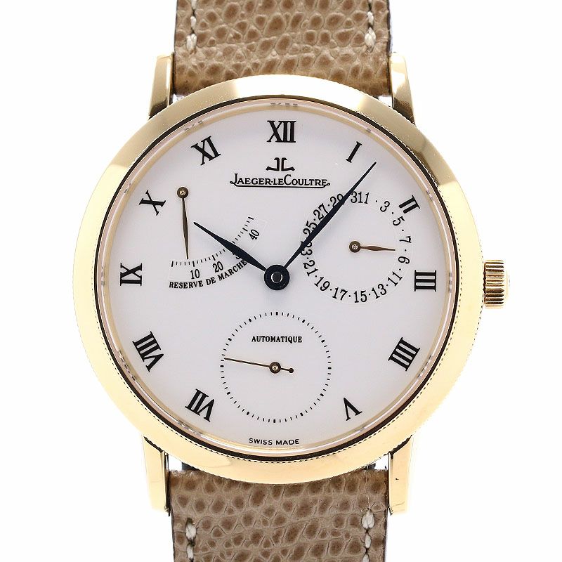 【中古】JAEGER-LECOULTRE GENTILHOMME RESERVE DE MARCHE ジャガー・ルクルト ジェントローム リザーブ・ド・マルシェ QA155106 (155.1.93)