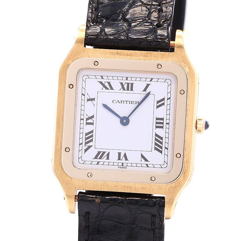 中古】CARTIER SANTOS DUMONT DEUX ORS カルティエ サントス-デュモン