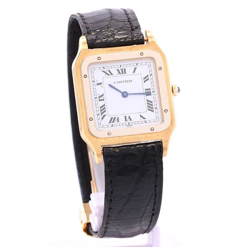 本物 Cartier/カルティエ サントス100 時計 ケース 純正 BOX 箱 ｗ2020005 冊子 DVD付き 札幌市 白石区 東札幌 カルティエ CARTIER サントス100 LM W20073X8 箱・保証書あり 6788