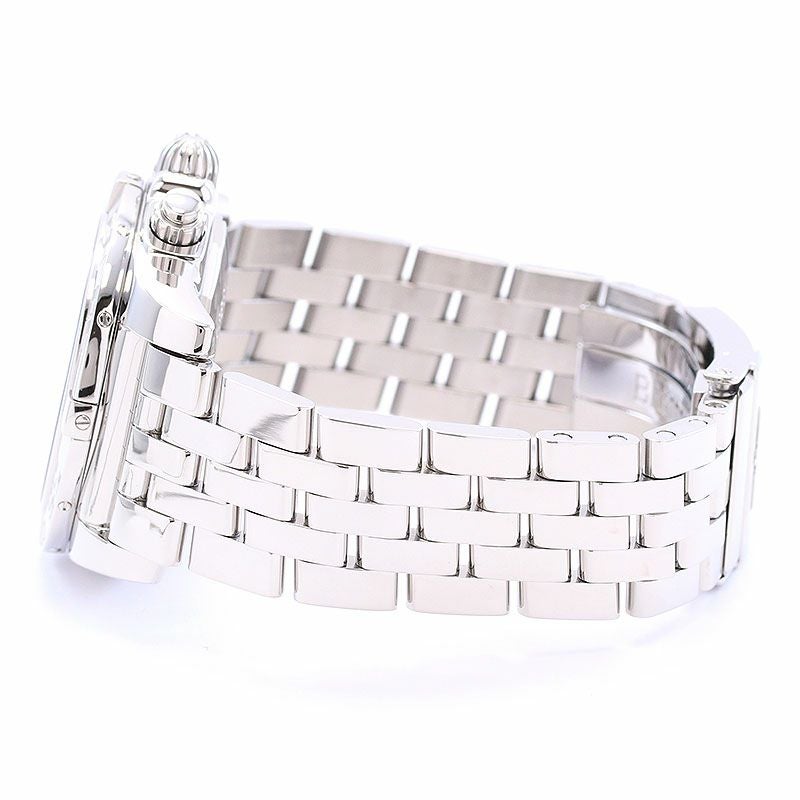 【中古】BREITLING CHRONOMAT 44  JAPAN LIMITED ブライトリング クロノマット 44 MOP ブラック＆ホワイト 日本限定400本 AB01103C/BC48/375A (A011BWJPA)