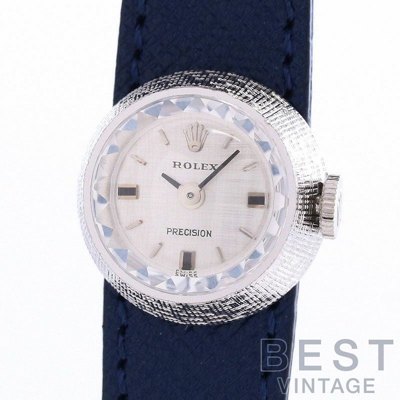 専用　ホワイト文字盤　ロレックス750YG カメレオン プレシジョン フルーテッ ROLEX CHAMELEON PRECISION（ロレックス カメレオン プレシジョン