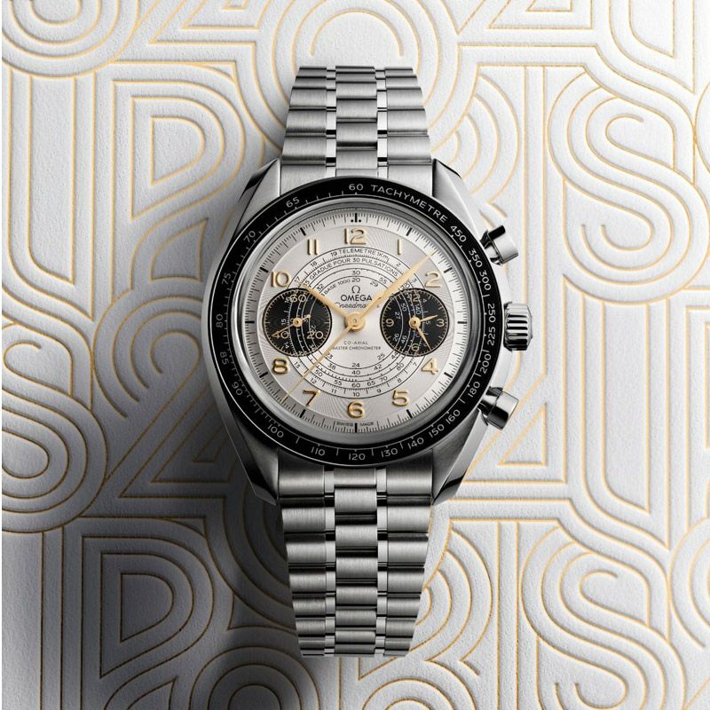OMEGA SPEEDMASTER CHRONOSCOPE PARIS 2024 オメガ スピードマスター