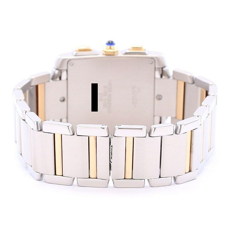 中古】CARTIER TANK FRANCAISE EXTRA-LARGE MODEL CHRONO REFLEX