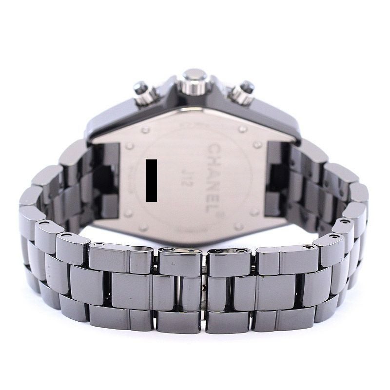 中古】CHANEL J12 CHRONOGRAPH BLACK CERAMIC シャネル J12 クロノ