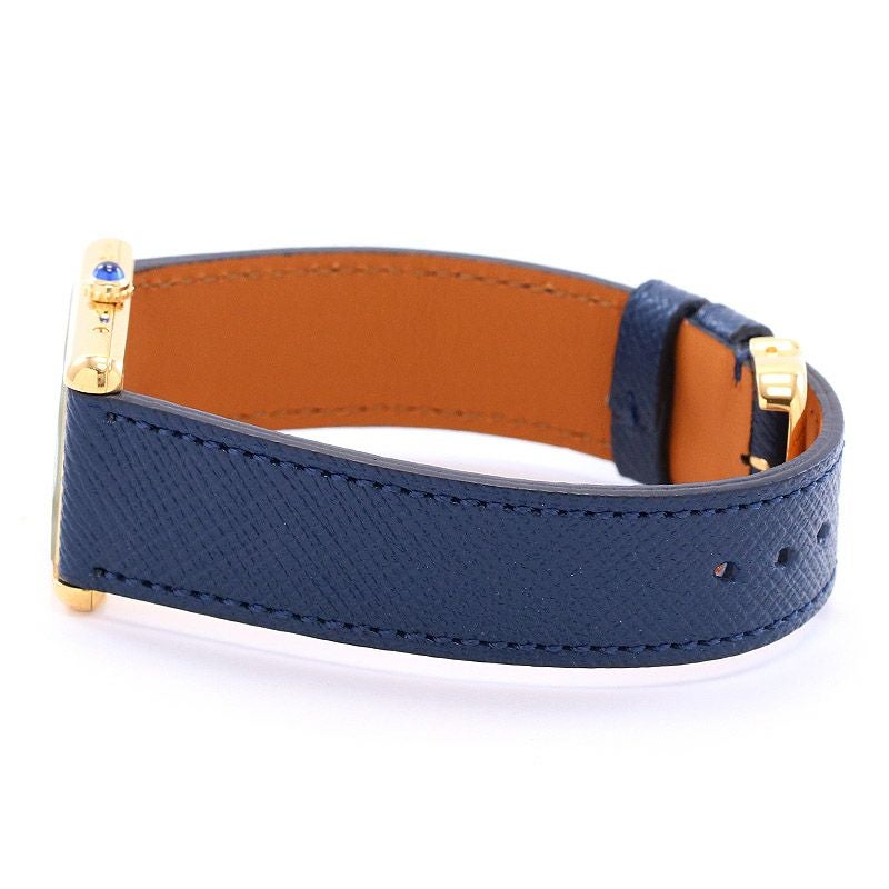 中古】CARTIER MUST TANK LARGE MODEL VERMEIL TRINITY DIAL