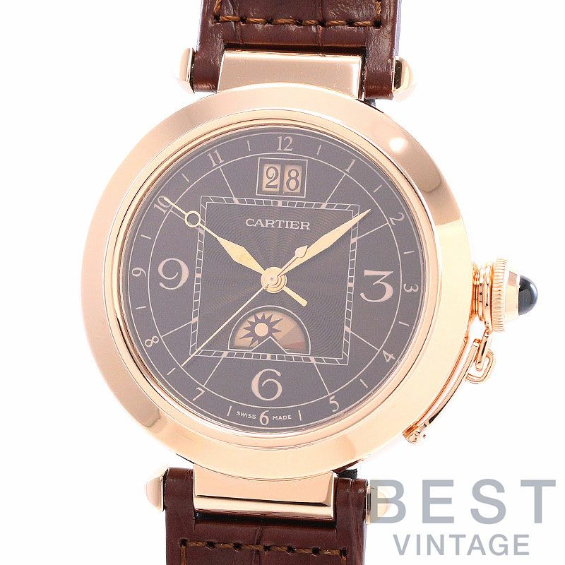 中古】CARTIER PASHA EXTRA-LARGE MODEL NIGHT & DAY 42MM カルティエ