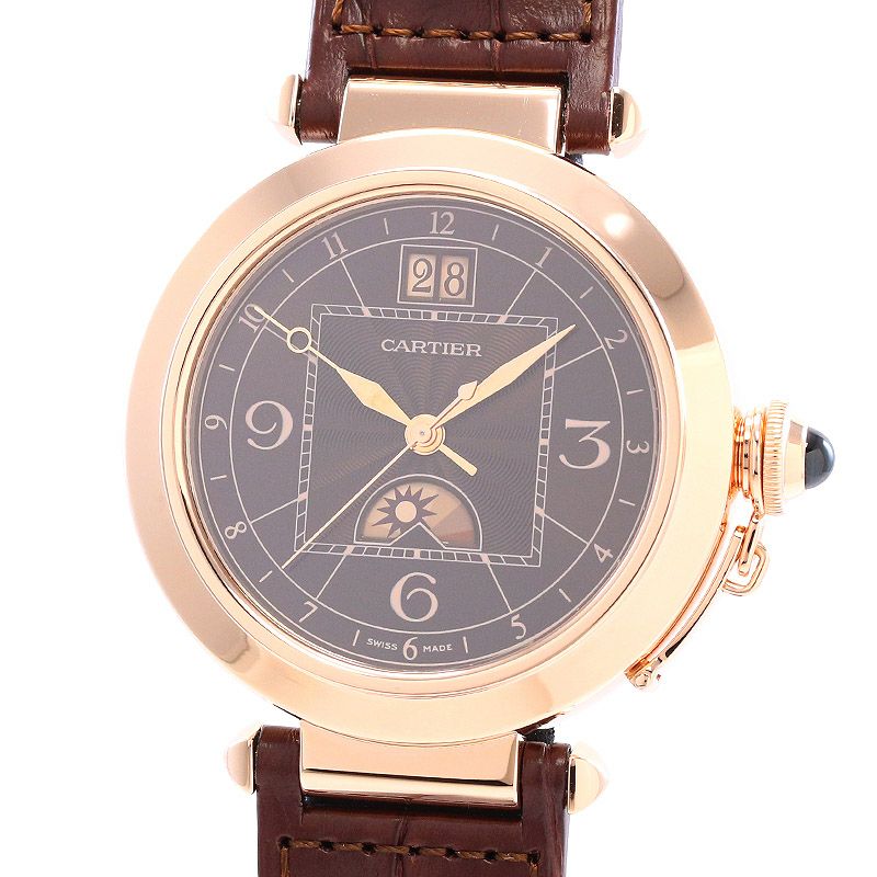 中古】CARTIER PASHA EXTRA-LARGE MODEL NIGHT & DAY 42MM カルティエ