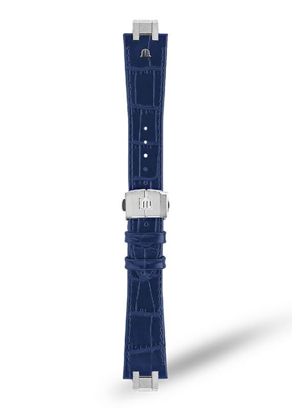 MAURICE LACROIX Blue Calf Leather Strap モーリス・ラクロア ブルー