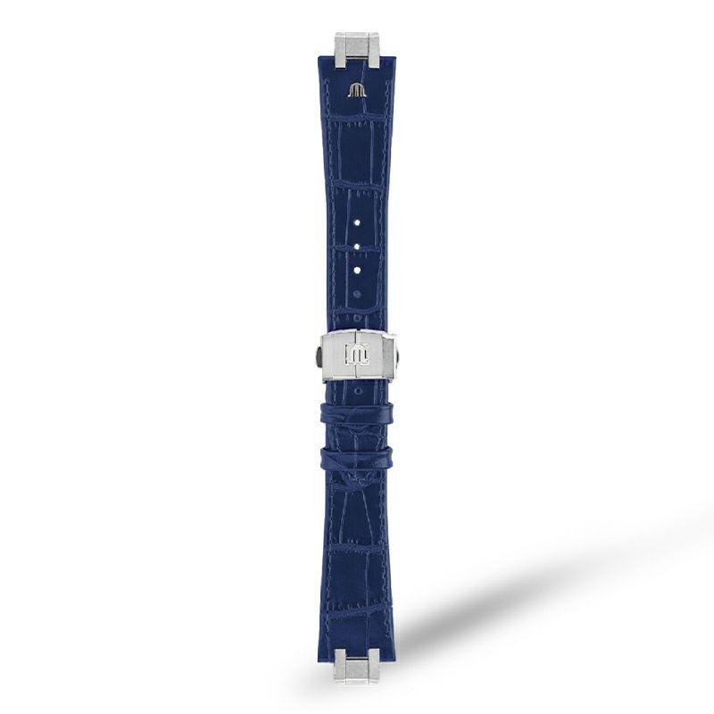 MAURICE LACROIX Blue Calf Leather Strap モーリス・ラクロア ブルー