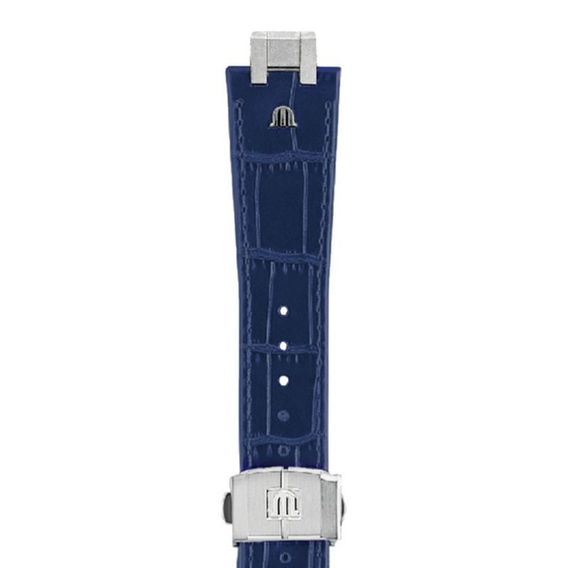 MAURICE LACROIX Blue Calf Leather Strap モーリス・ラクロア ブルー