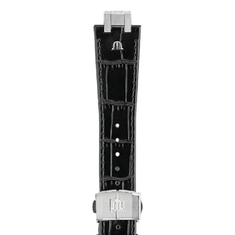 MAURICE LACROIX Black Calf Leather Strap モーリス・ラクロア MAURICE LACROIX Black Calf Leather Strap モーリス・ラクロア